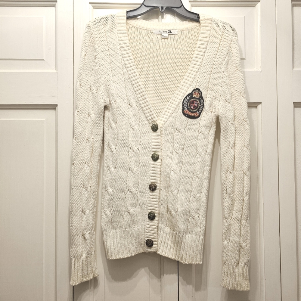 Forever 21 Women's Off-White Sweater Sz S